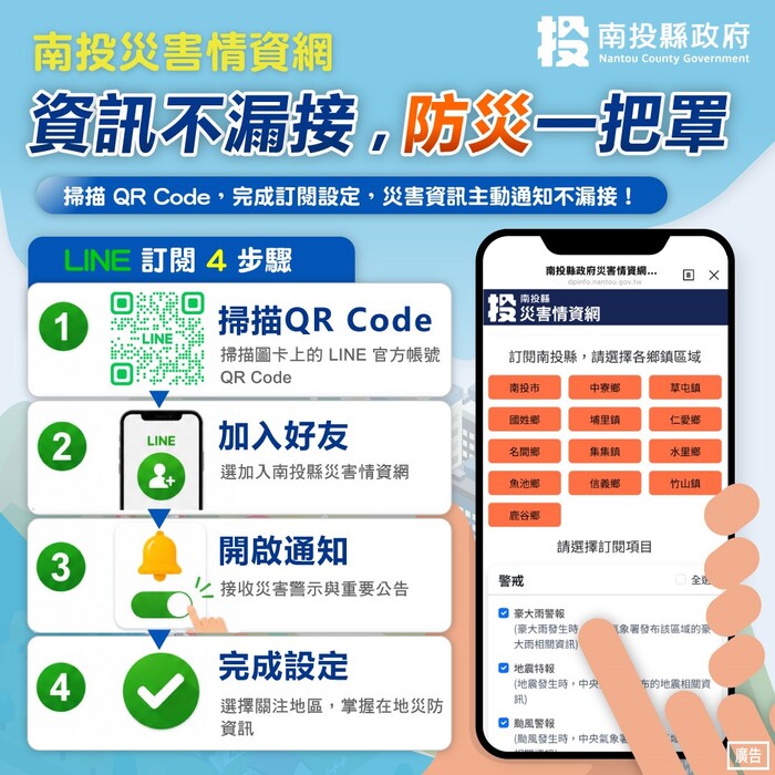 南投縣災害情資網